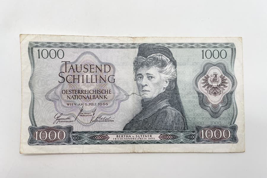 Banknote 1.000 Schilling 1966 Österreich
